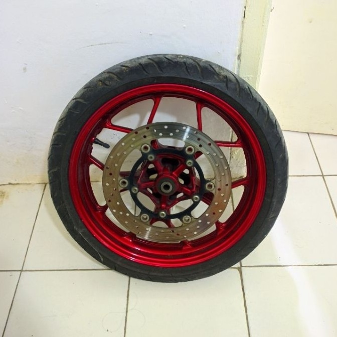Velk Depan YAMAHA R25 / MT25 Original Copotan Set Dengan Ban Dan Disk break