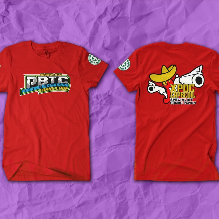 Kaos PBTC Trans Cabe Original Cotton Combed 24s