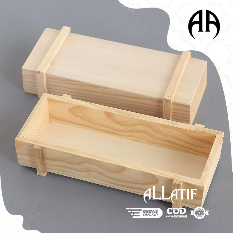 Pot Wooden Box Kayu Jati Belanda Hiasan Rumah Meja Dekorasi Ruang Tamu Tempat Bunga Artificial
