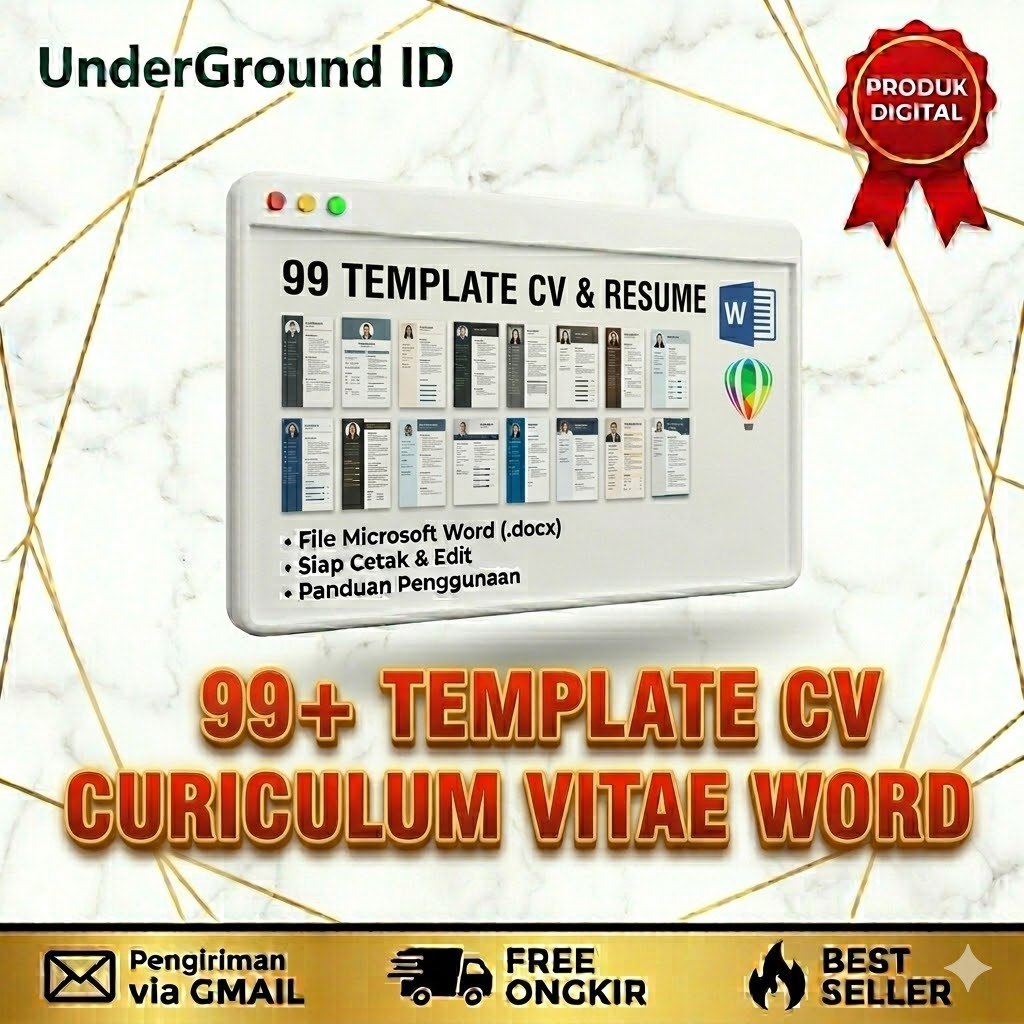 99 Template CV dan Resume Format Word