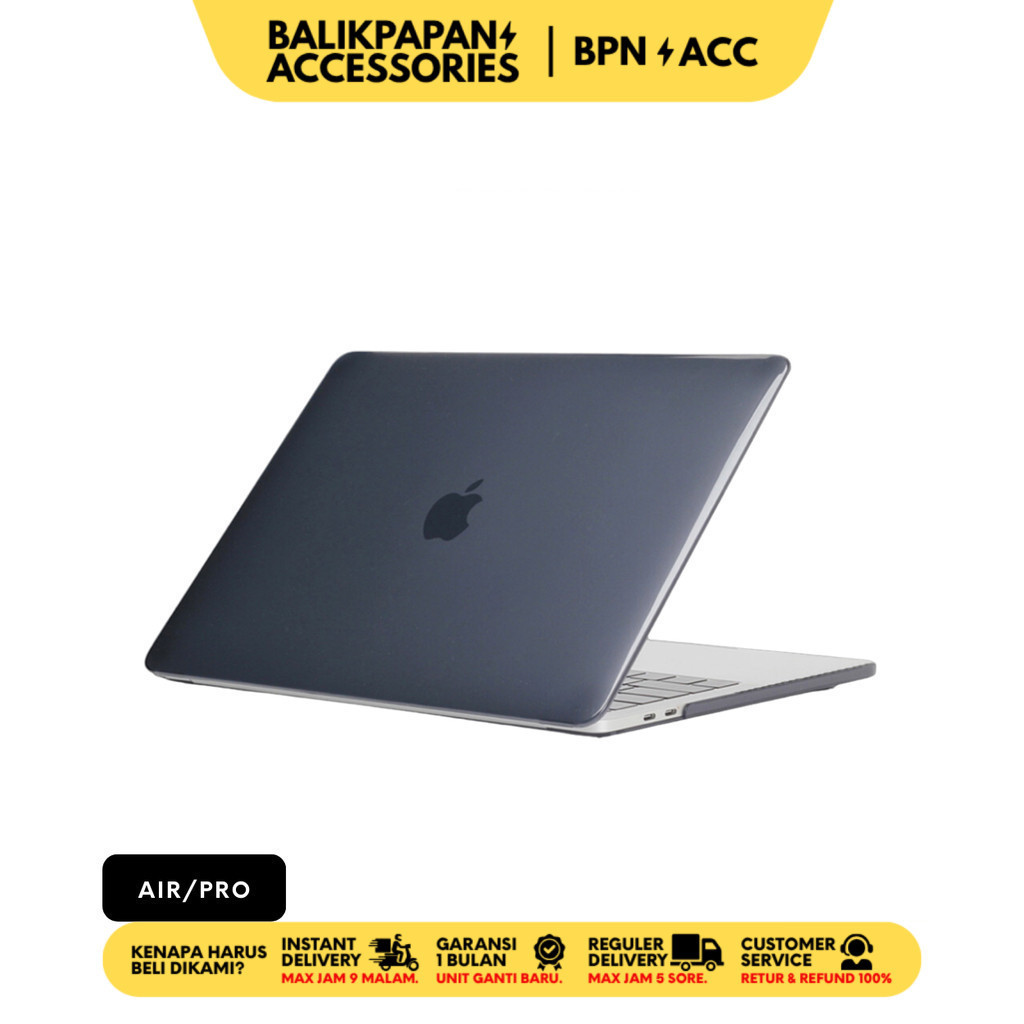 Case MacBook Black MacBook Pro 13” 14" / MacBook Air 13” 13.6” 15" M1 M2 M3 2020 2021 2022 2023 2024