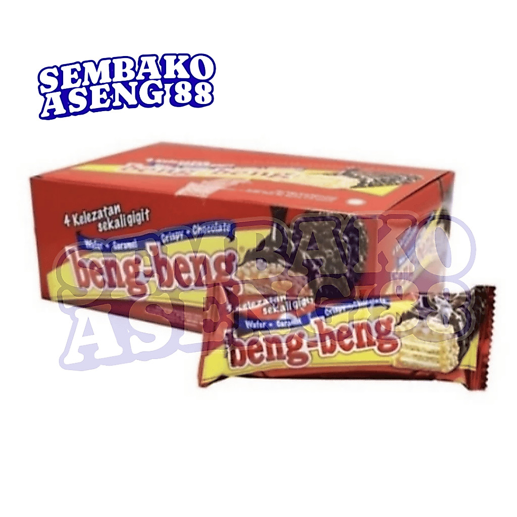 Beng-beng 25 gram (BOX) | Snack | Beng Beng | Coklat Beng Beng | Beng Beng Mini | Beng Beng | Wafer 