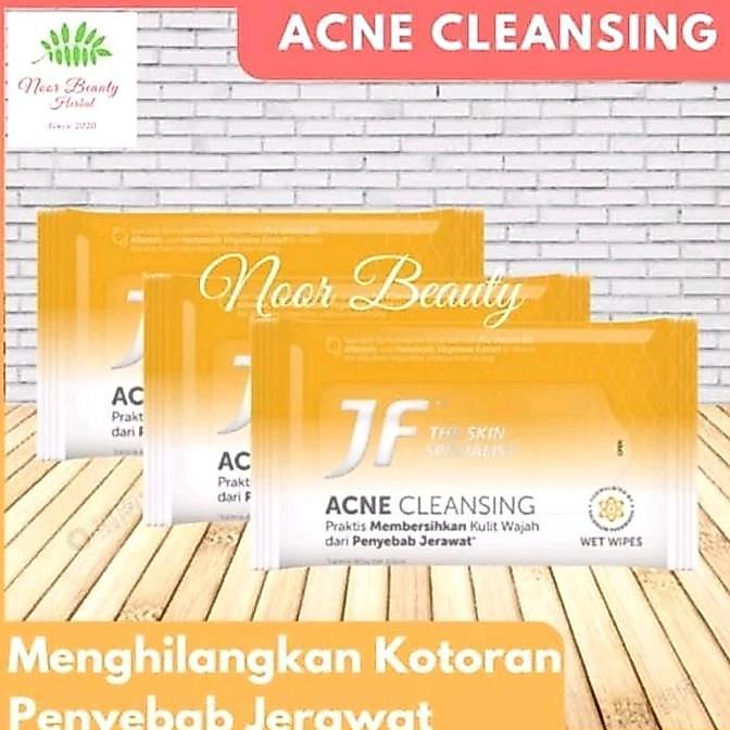 Lindo- Noor Jf Sulfur Wet Wipes Acne Care Tissue Basah Tisu Jah Jerat