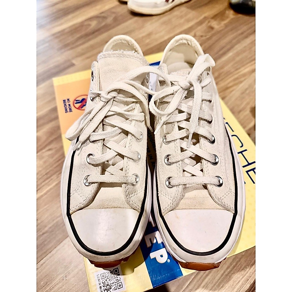 Sepatu Converse Run Star Hike Low White - Preloved