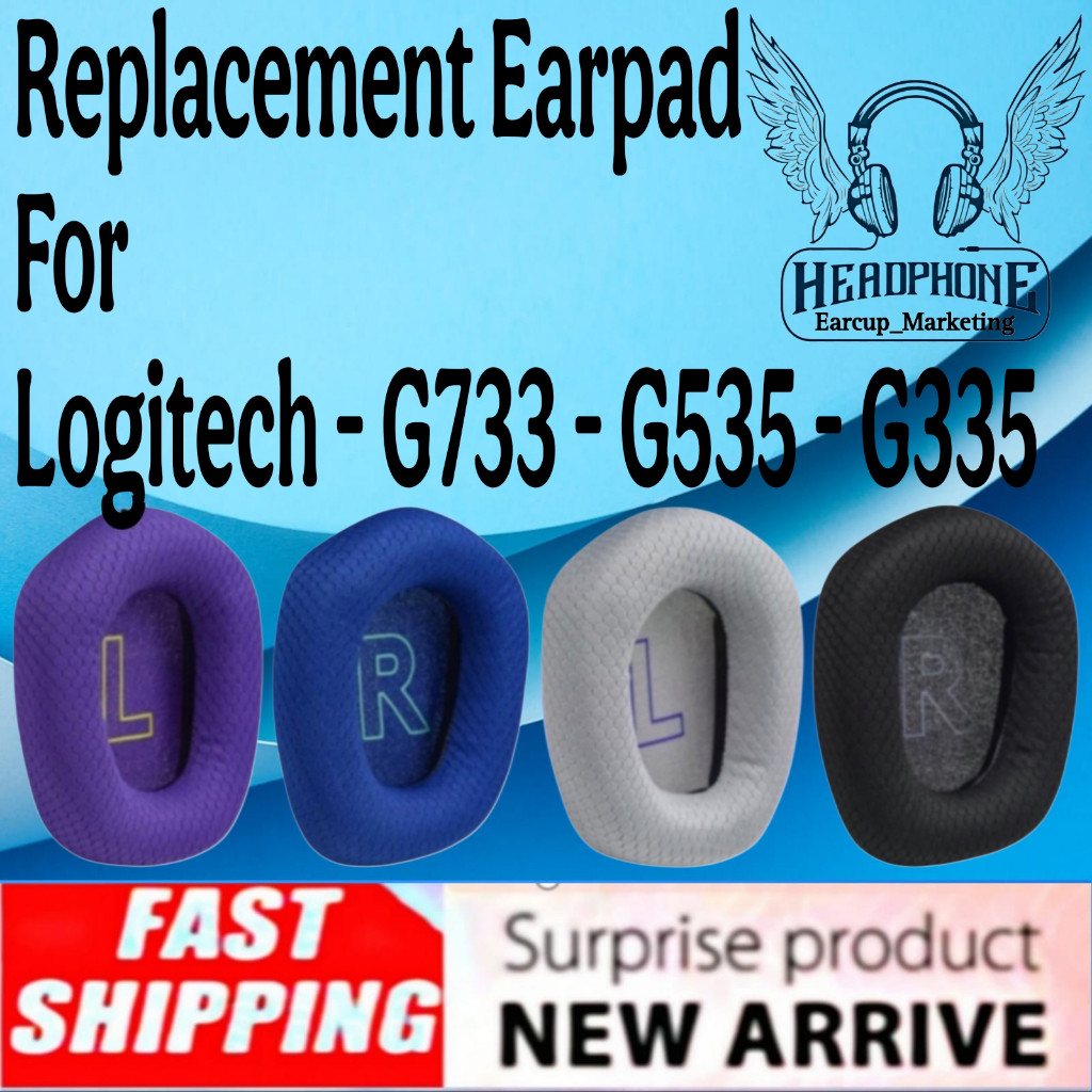 Bantalan Busa Earcup Earpad Headphones Foam Logitech G733 / Logitech G 733