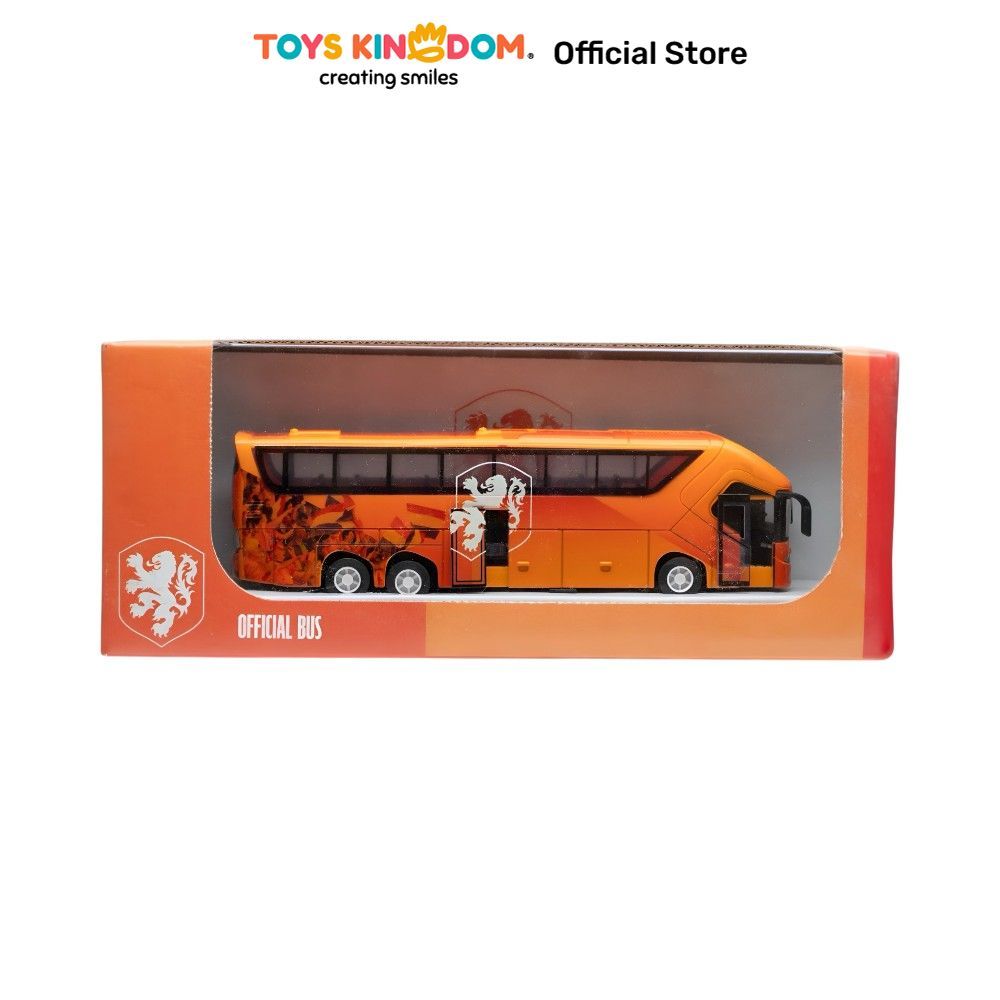 Toys Kingdom Top Gear Banbo Bus Netherlands Team 2025-2026 - Oranye Miniatur Kendaraan Koleksi Mobil