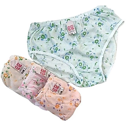 CD Wanita Dewasa Merk Meilin Motif Bunga Isi 6 Pcs