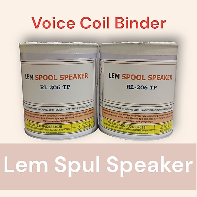 Lem damper speaker perekat khusus damper ke frame speaker kuat tahan getaran dan tahan panas untuk k