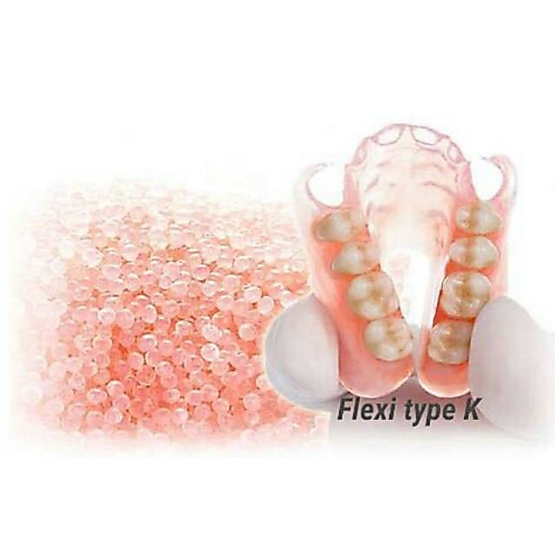 Dental flexi valplast / bahan flexi gigi palsu tipe k2