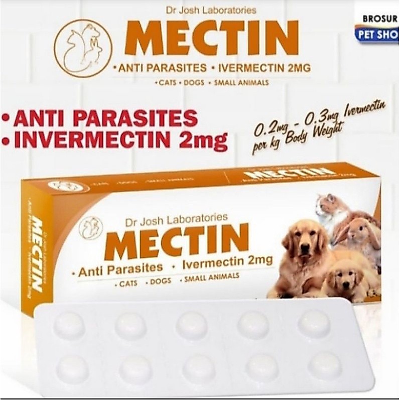 Mectin antiparasit can n dog invermectin paket 10tablet