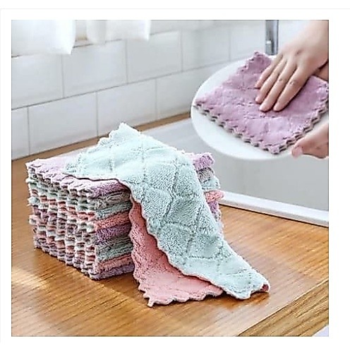 Kain Lap Piring Kain Lap Kompor Kain Lap Cuci Piring Microfiber