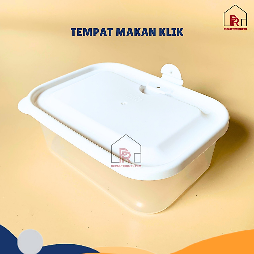 Tempat Makan Klik ZLG / Misting Lunch Box Tepak Plastik / Kotak Bekal Makanan