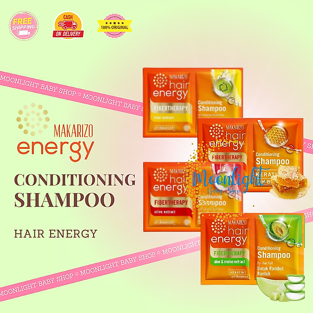 Makarizo Hair Energy Conditioning & Shampoo 9ml | Fibertherapy Shampo