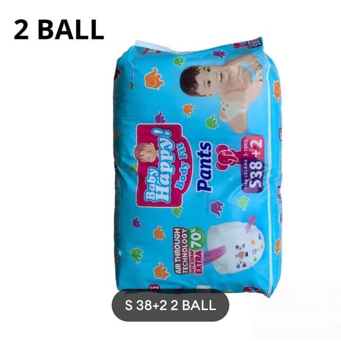 2 BALL BABY HAPPY PANTS POPOK BAYI CELANA BABY HAPPY 2 BALL - 2 BALL S38+2