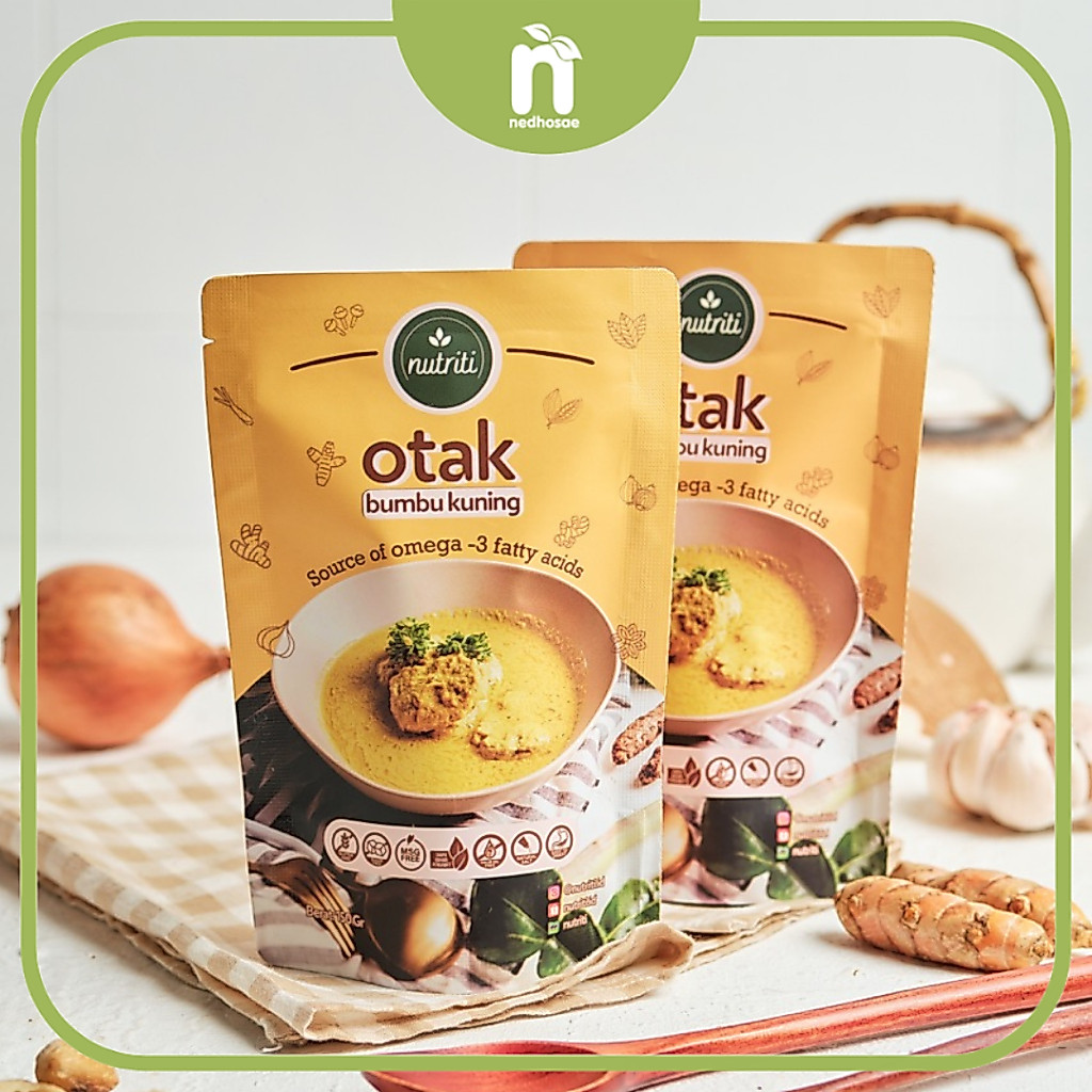 NUTRITI OTAK BUMBU KUNING | MENU MPASI | MENU GAPS
