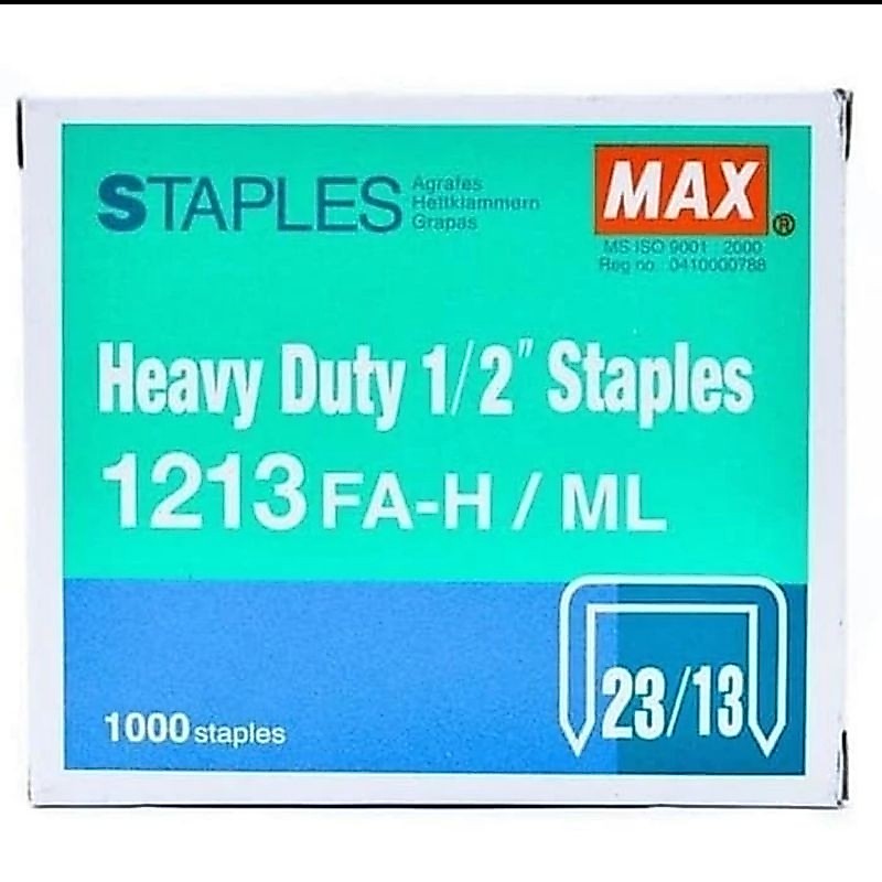 Isi Staples / Stapler Max 1213 FA-H/ML HD12N/13 12N/17 12L/17 12N /24