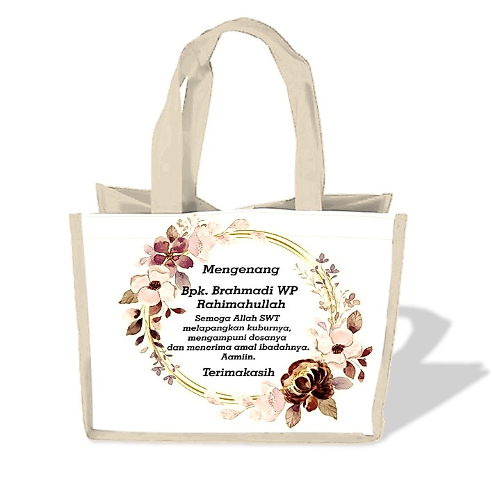 Tas Goodiebag Custom  Selametan Tahlilan Wafat ke 7 harian / 40 harian / 100 harian dan 1000 hari