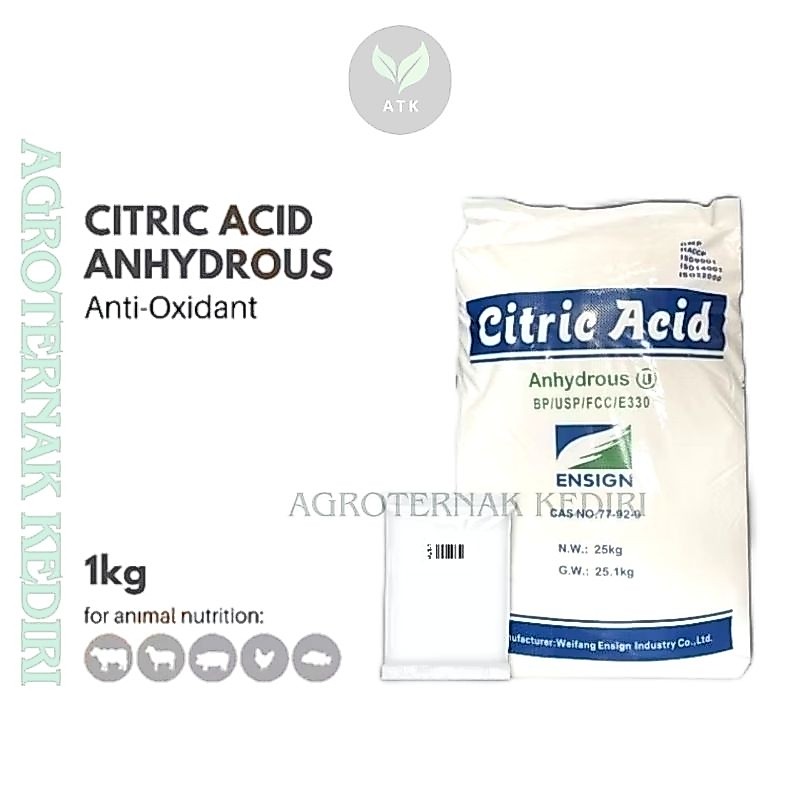 Citric Acid Citroen | sitrun anhydrous tambahan pakan