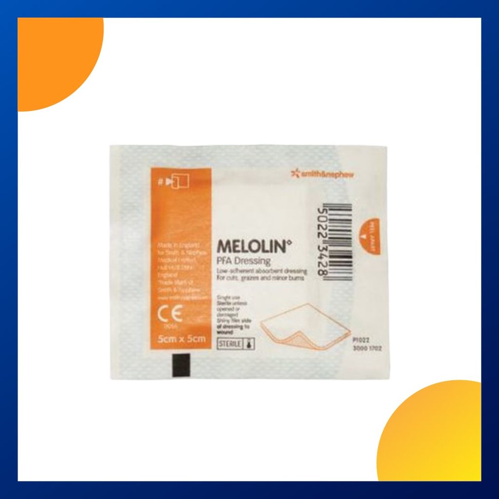 Melolin Kasa Steril 5 X 5 Cm