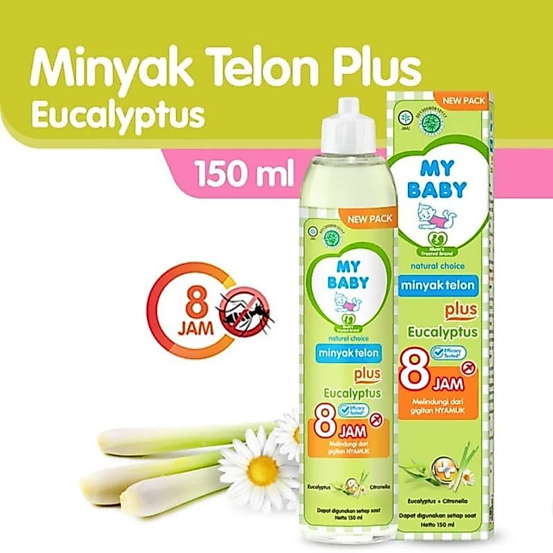 My Baby Minyak Telon plus Eucalyptus 150ml