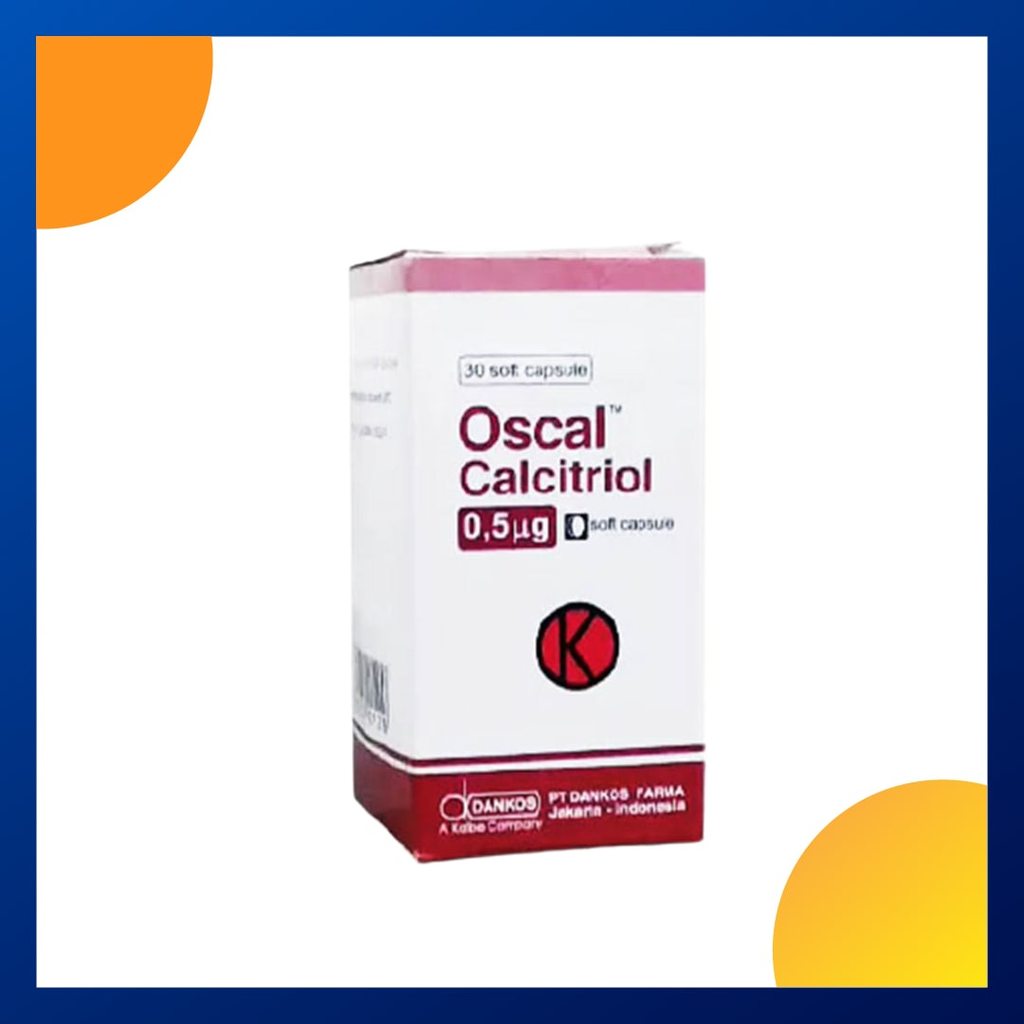 OSCAL 0.5 MCG 1 BOTOL @ 30 KAPSUL LUNAK