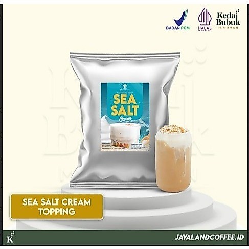 Javaland Topping Sea Salt Cream 500gram | Bubble Drink | Topping Premix