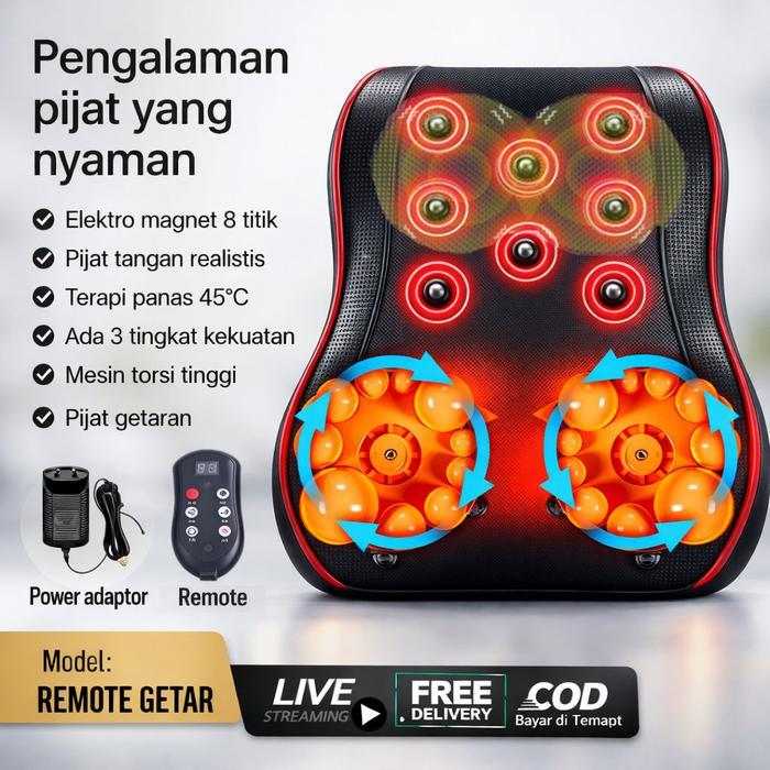 Alat Pijat Badan Pinggang Leher Bahu Belakang Tubuh Pijat Listrik Orang Tua Punggung Terapi Pijit El