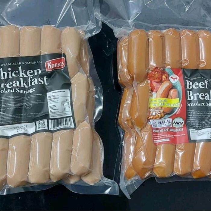 Kansas Smoked Chicken Sausage Sosis Ayam Asap 1kg