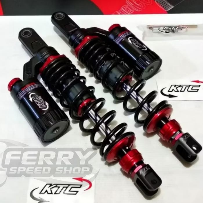 SHOCK KTC EXTREME NMAX / SHOCK BREAKER KTC NMAX / SHOCK KITACO NMAX - BLACK RED, NEW EXTREME 335