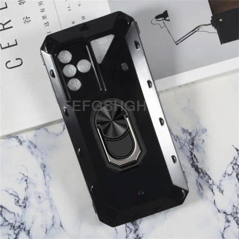 For Ulefone Power Armor 19 Armor19 6.58" 2022 Back Finger Ring Soft TPU Silicone Case On Power Armor