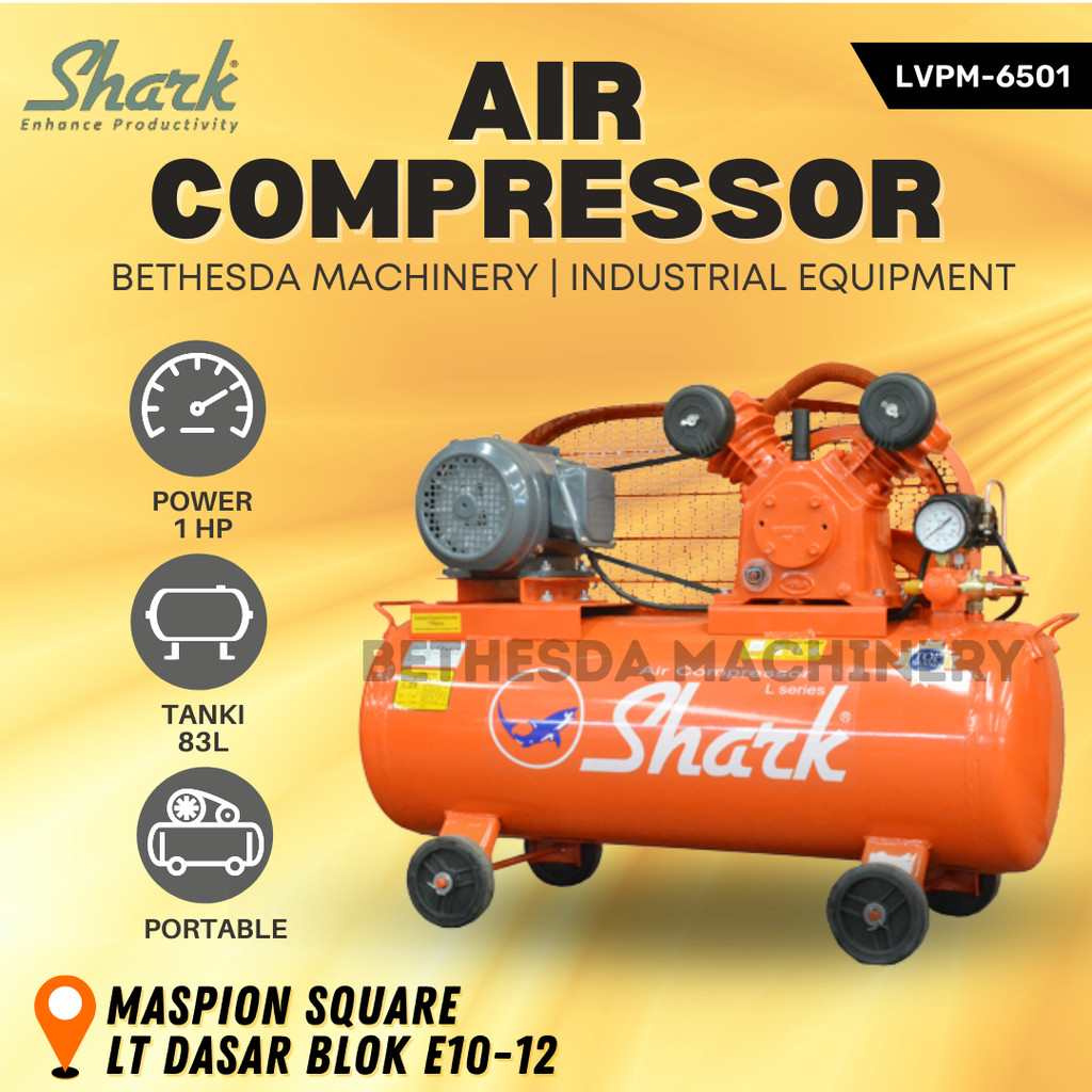kompresor angin - kompresor udara - 1 hp SHARK