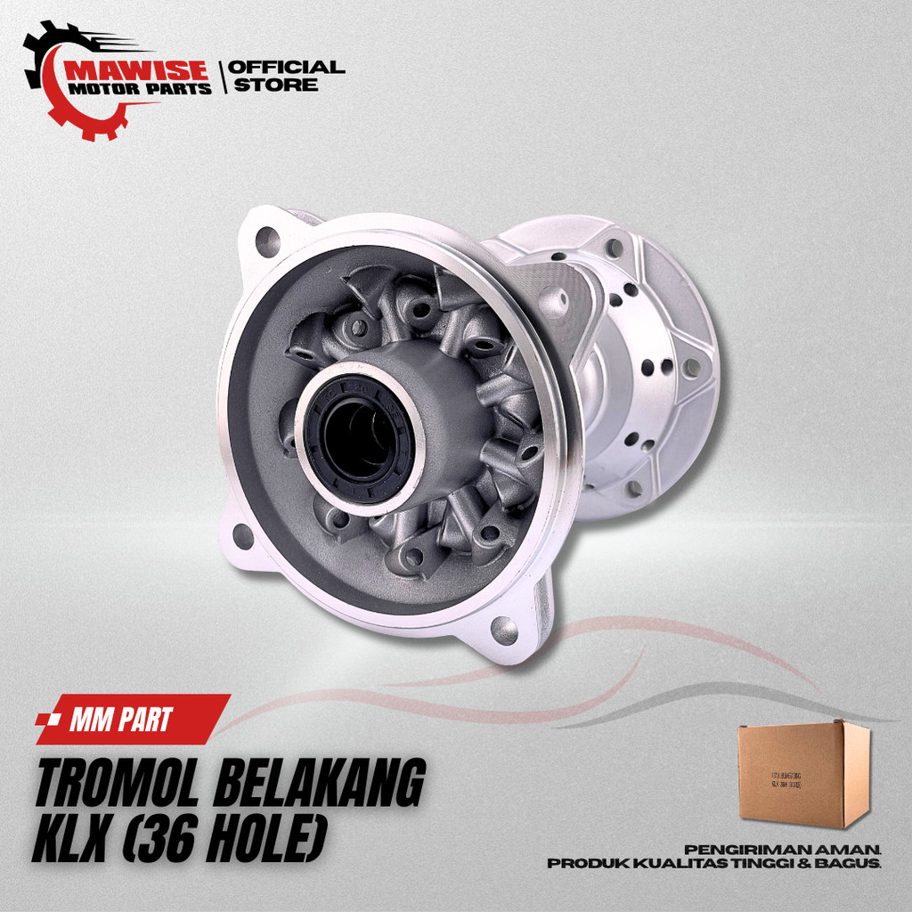 TROMOL BELAKANG KLX 36 HOLE - TROMOL KLX 150 BELAKANG 36 HOLE / TROMOL DEPAN KLX 150 36 HOLE