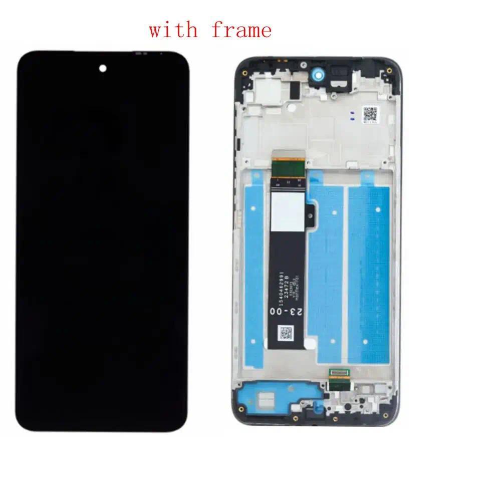 For Motorola Moto g play 2024 xt2413 LCD splay+Touch Glass gitizer Full assembly frame