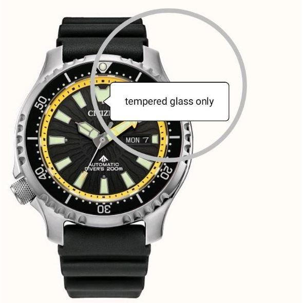 tempered glass CITIZEN PROMASTER DIVE NY0130-08E NY0130 NY 0130 08E anti gores jam tangan tempered g