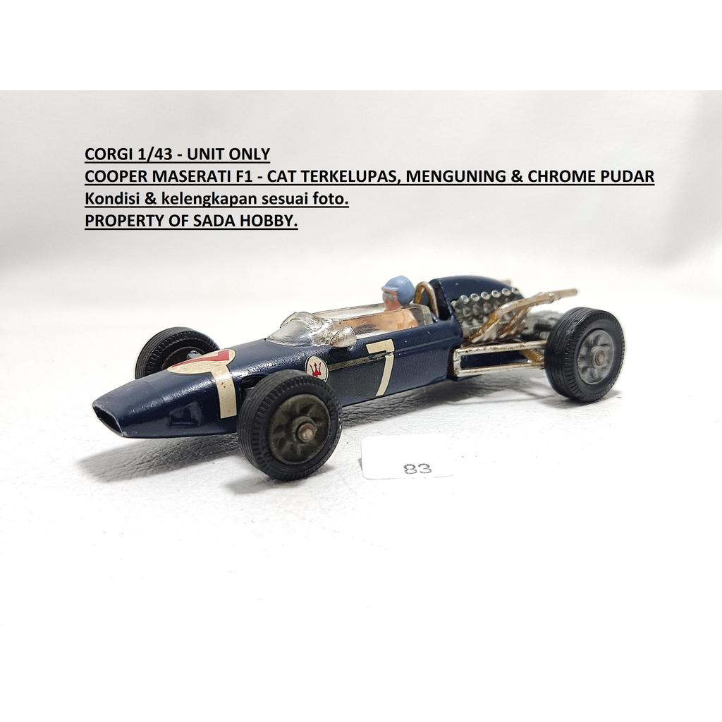Corgi 156 Cooper Maserati F1 No 7 Made in Great Britain Unit Only Vintage Toys 1/43