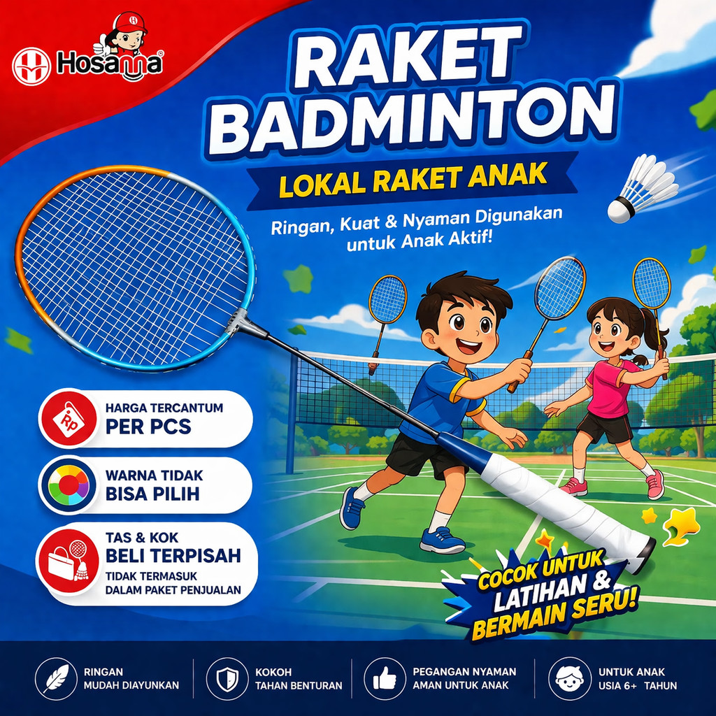 Raket Badminton Murah/ Raket Anak