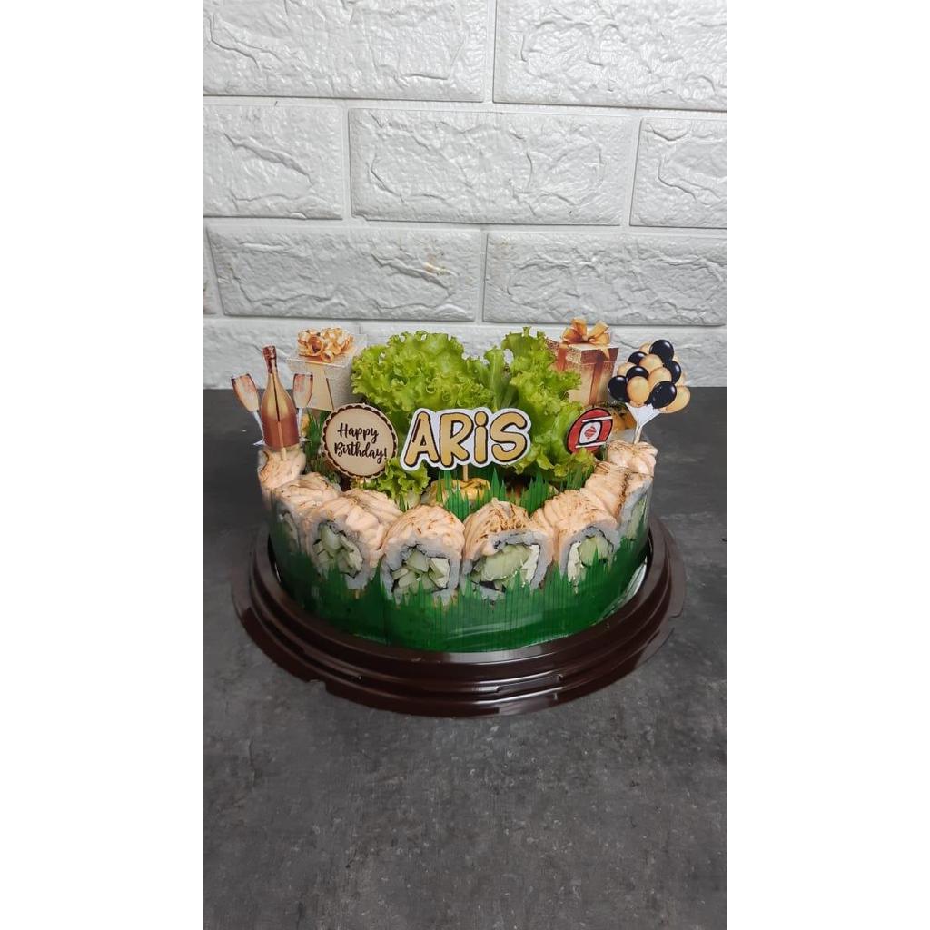 [Bisa Dadakan] Koun Sushi Cake | Birthday Cake| Birthday Cake | Kue Ulang Tahun | Kue| Sushi Cake| S
