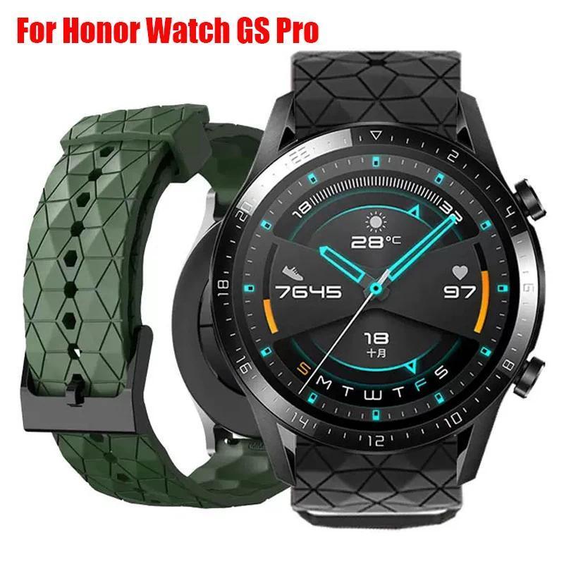 Tali Jam Untuk Honor Watch GS Pro, Gelang Olahraga Silikon, Tali Jam Untuk Huawei Honor GS Pro Smart