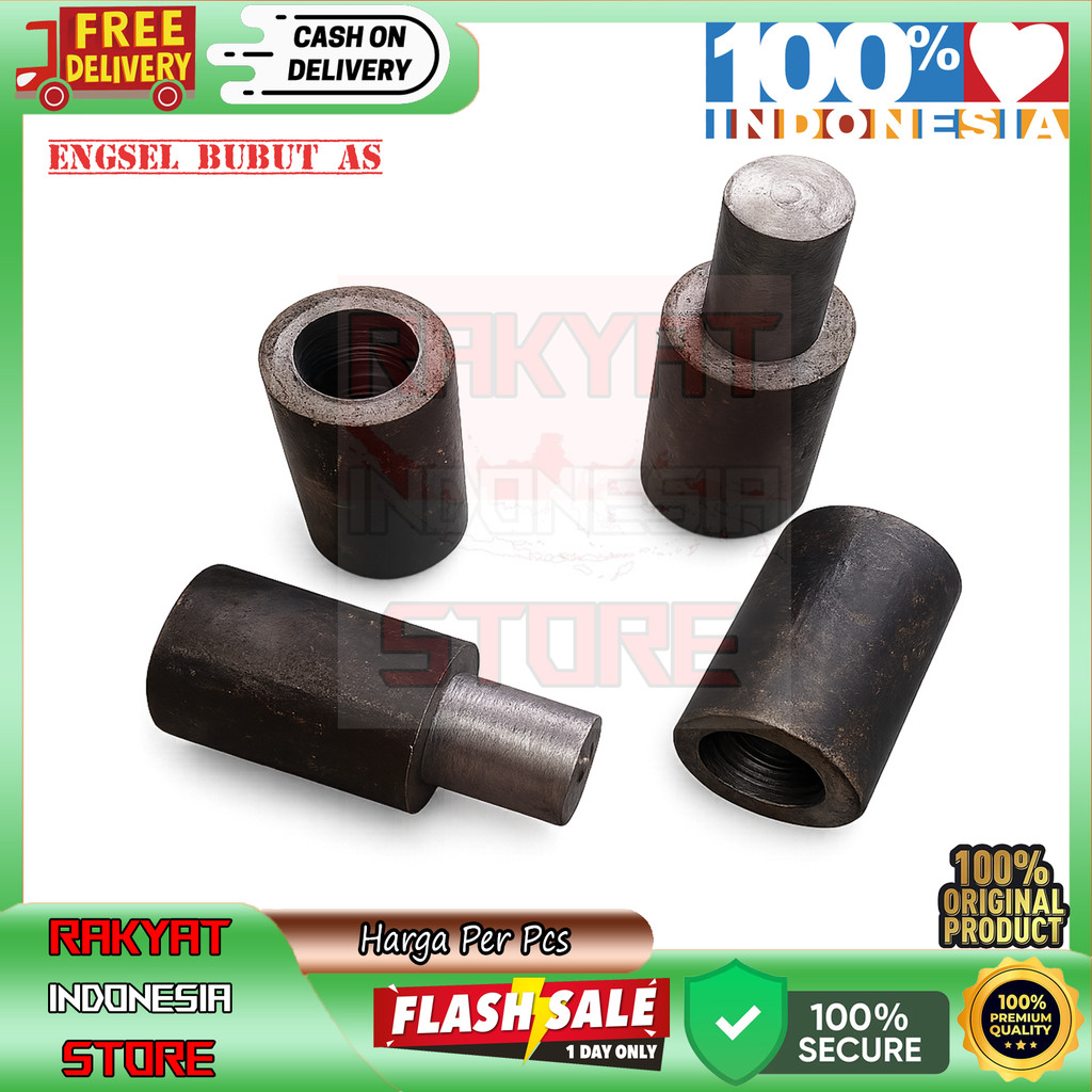 Engsel bubut pintu pagar besi 3/4" 5/8” 11/4” in inci inch inchi engsil cabut lipat garasi grasi ger