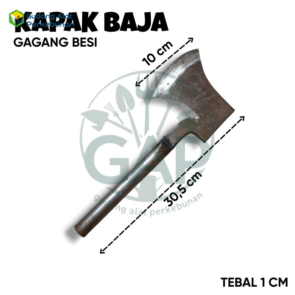 KAPAK/KAMPAK KELAPA BESI PER GAGANG BESI TERMURAH (GUDANGALATPERKEBUNAN)