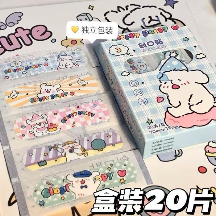 ￼LUKA/20 pcs Hansaplast / Plester Luka Anak dan Dewasa Karakter Waterproof