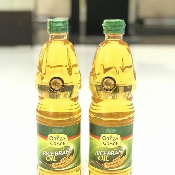 Oryza Grace Rice Bran Oil 1L Minyak Beras Bekatul Padi Oryza Grace 1 L