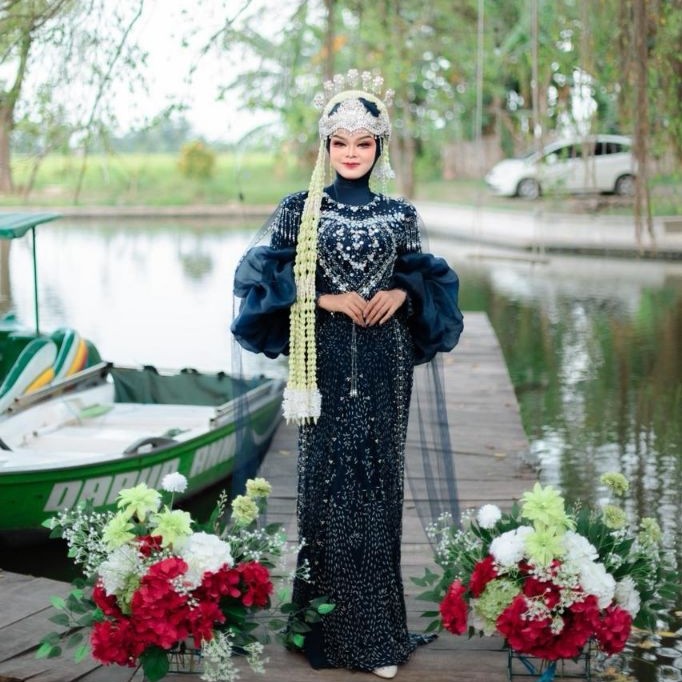 Melati imitasi sultan premium model air terjun mewah dan kokoh melati imitasi pengantin sultan