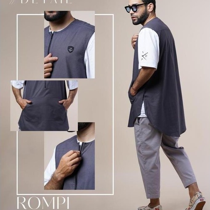SAMASE Rompi Basic T013P Rompi Sholat Pria Dewasa