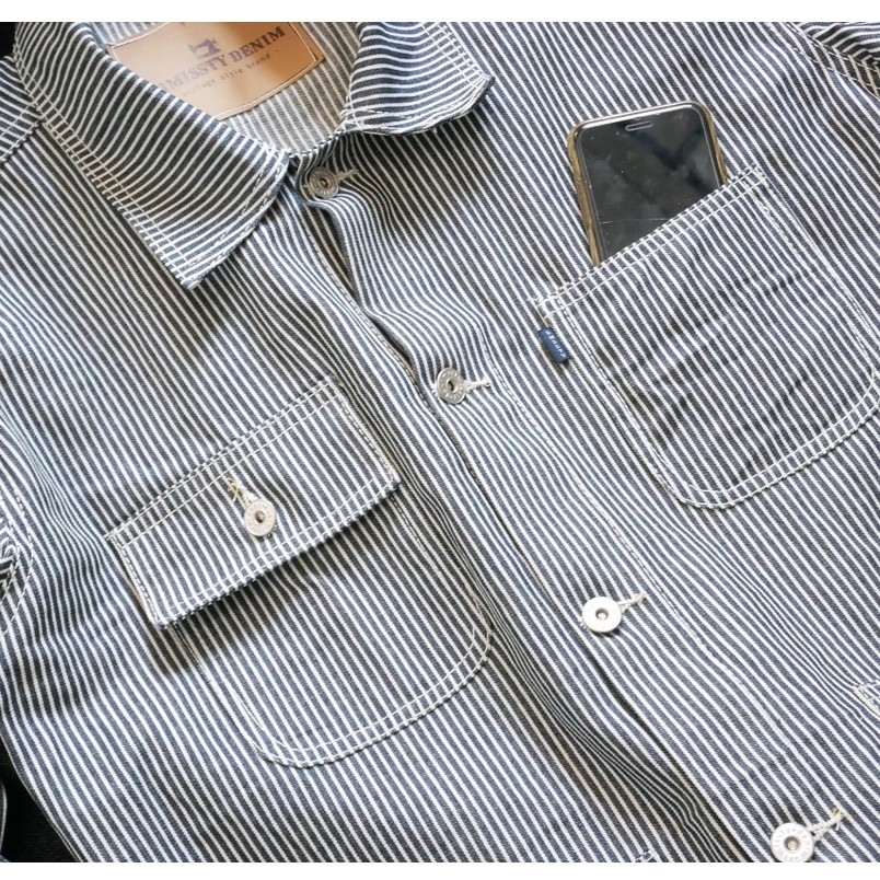 NEW PRODUCT jaket hickory dan WABASH denim japan style ( fashion motorcycle chopper japstyle vintage