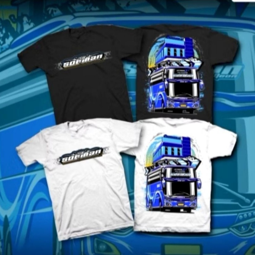 KAOS BUS PANDAWA 87 TRONTON TERBARU TERLARIS NYAMAN T-SHIRT UNISEX LENGAN PENDEK