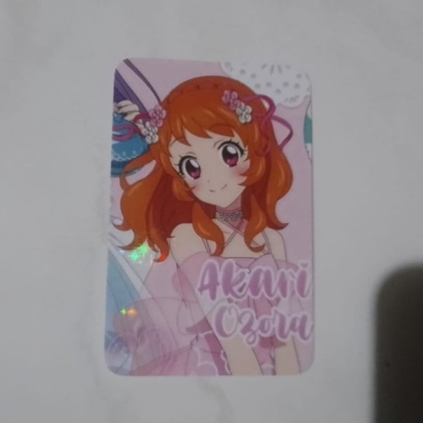 Photo Card Anime Aikatsu - Akari Ver.