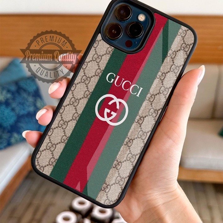 [MOTIF GUCCI] Case Glossy 2D/Hardcase Untuk Semua Type HP IP, Xiaomi, Oppo, Vivo, Infinix, Smsng , R