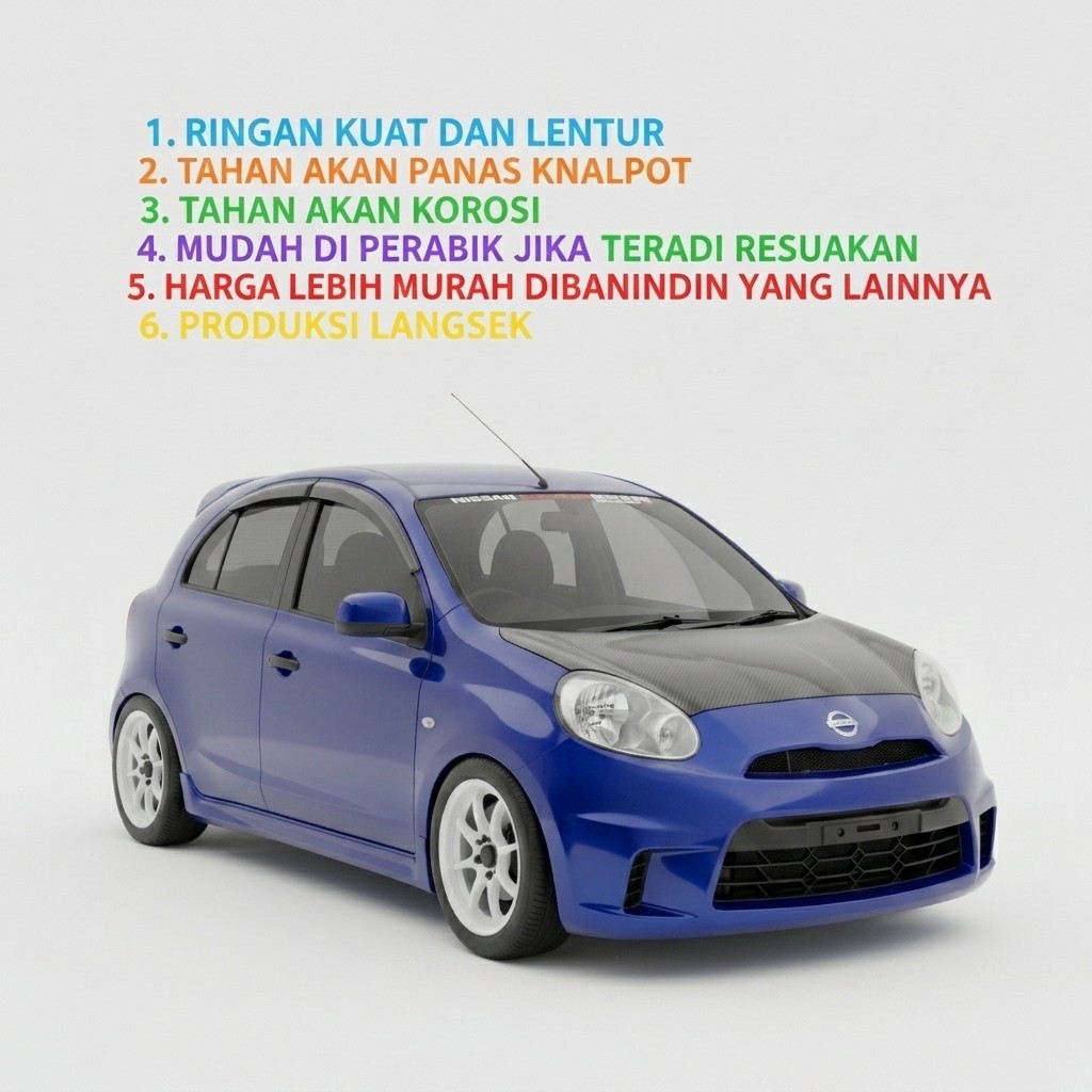 BODIKIT bemper nissan march autech body kit march autech bodykit march