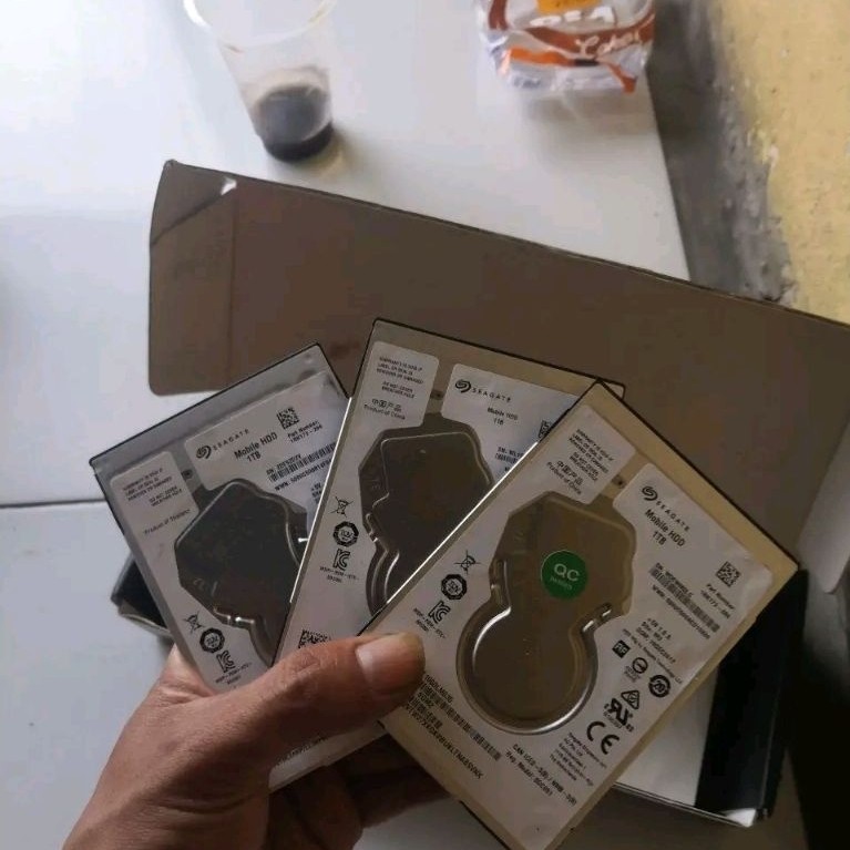 hdd slim 1tb 3pcs